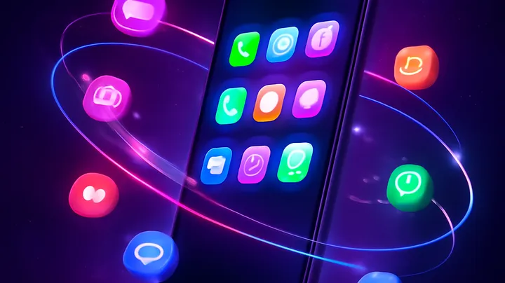 GEMJL COM - Sleek smartphone floating in space GEMJL COM Sleek smartphone floating in space